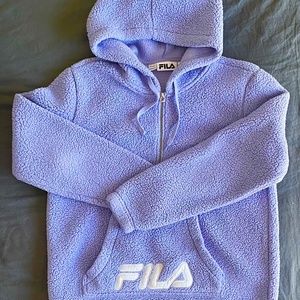 Fila Half-Zip Cozy Up Sherpa Hoodie